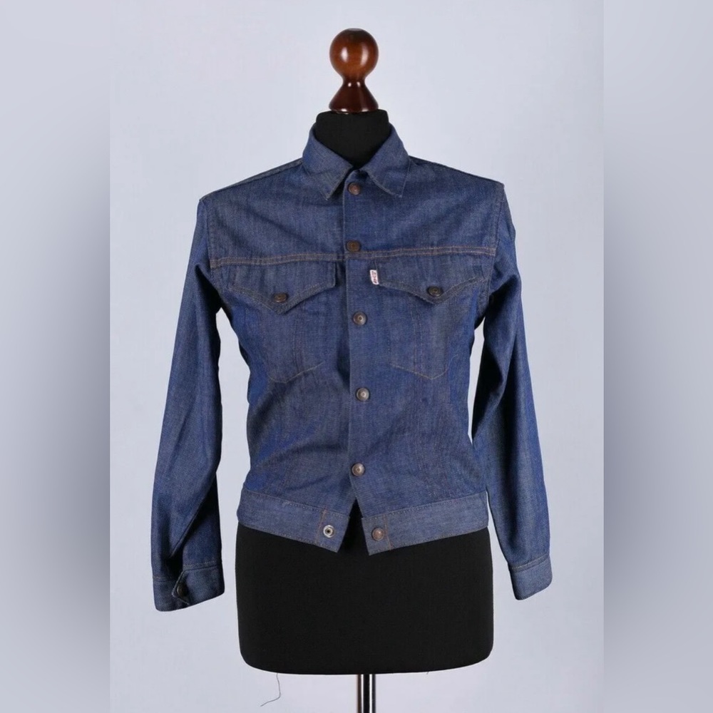 Ladies Levis  Classic Denim Harrington Jacket Size S NWOT